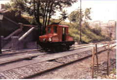 
Crich Tramway Museum, Blackpool loco EE717 of 1927, August 1985